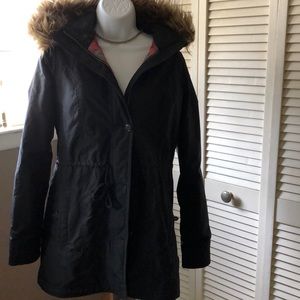 Hollister fur trimmed parka